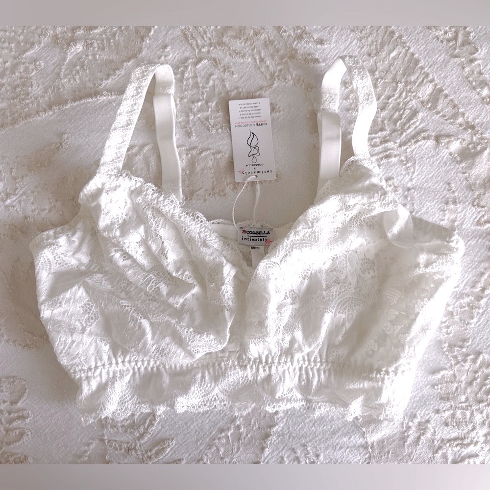 Cosabella White Lace Bralette